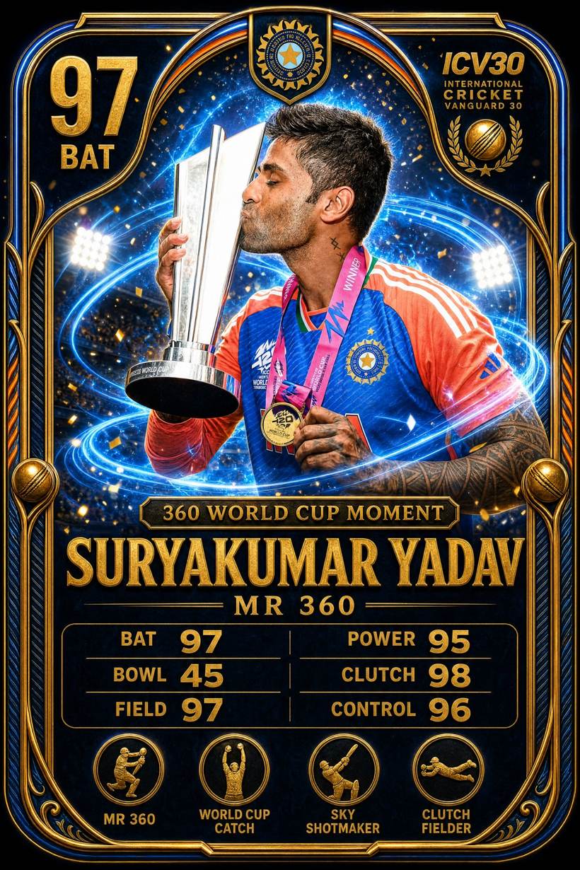 Suryakumar Yadav Vanguard XI card