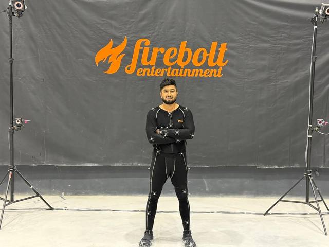 Motion-capture performer at Firebolt