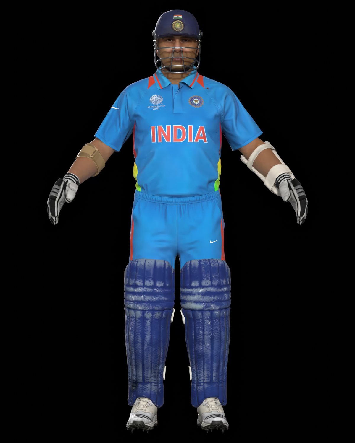Sachin Tendulkar front view