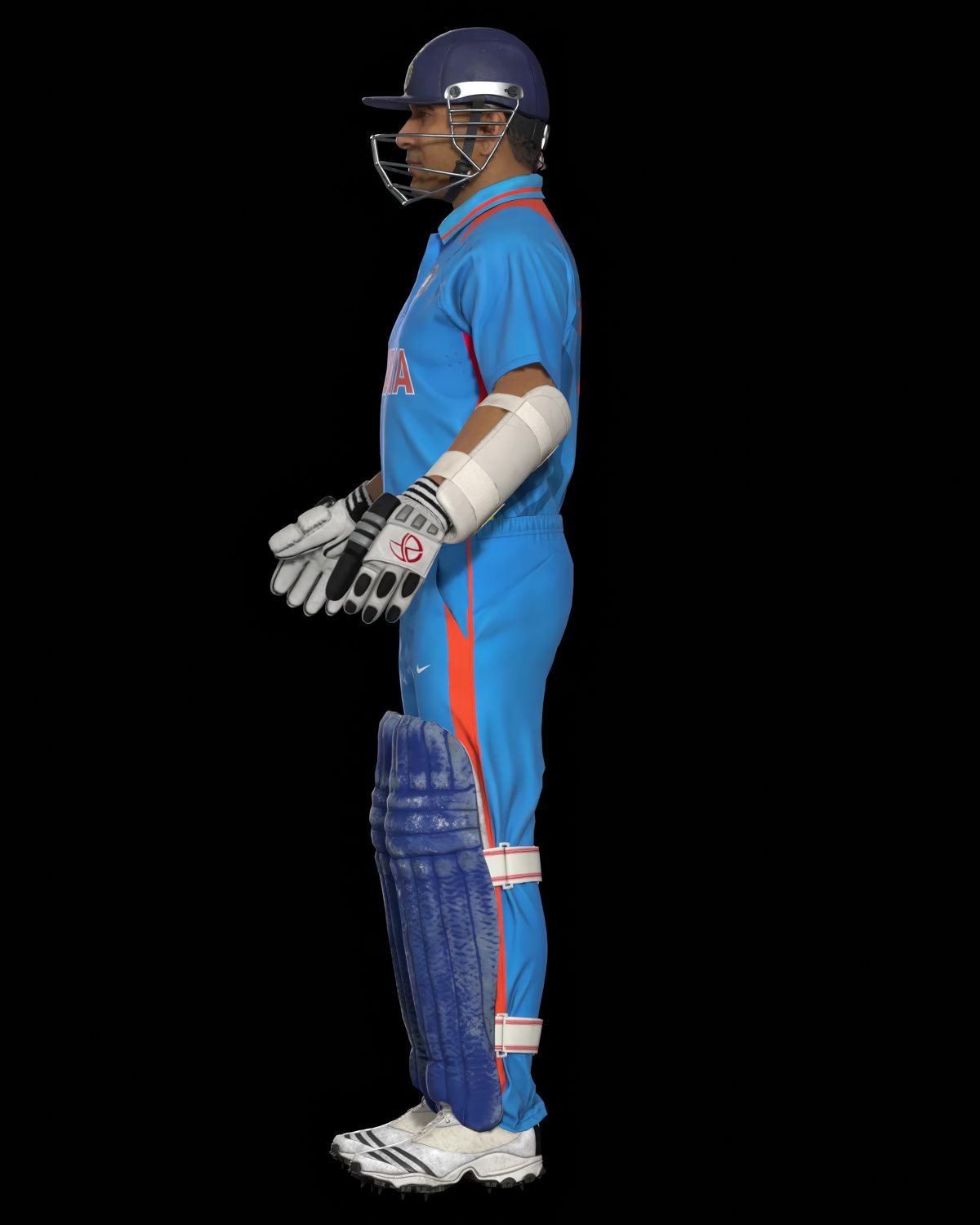 Sachin Tendulkar side profile